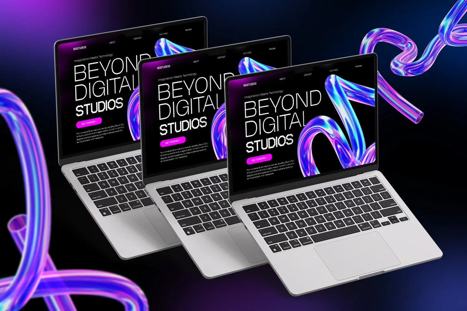 110 3D Glass Holographic Shapes – High-Resolution 4K PNGs for Designers - Image 4