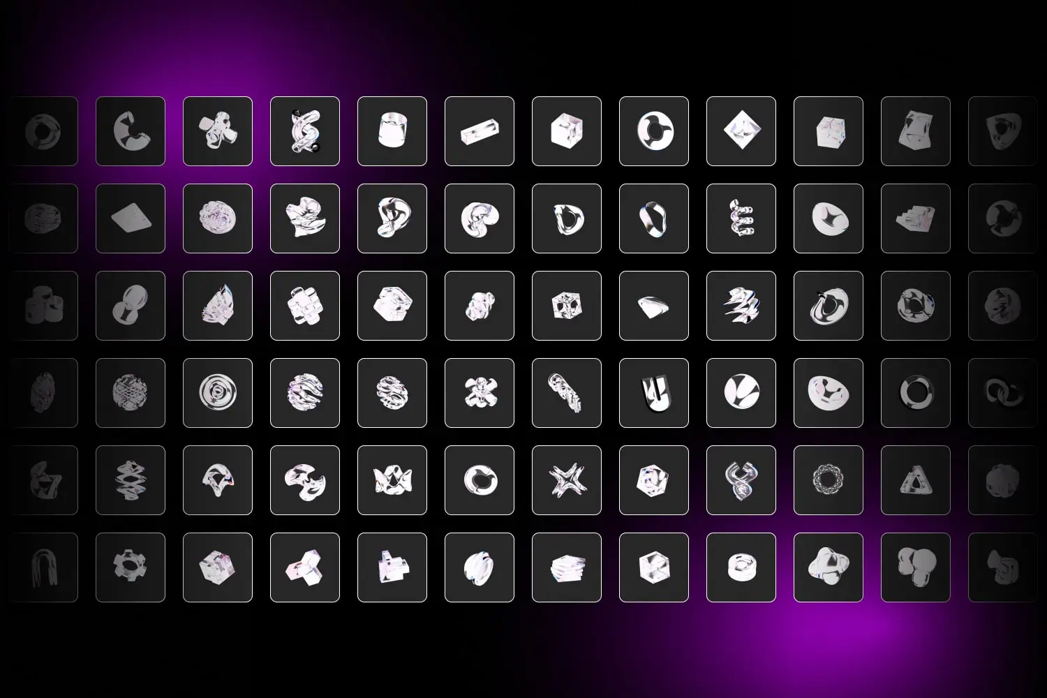 3D Abstract Glass Shapes - Premium Assets for Designers - Image 2