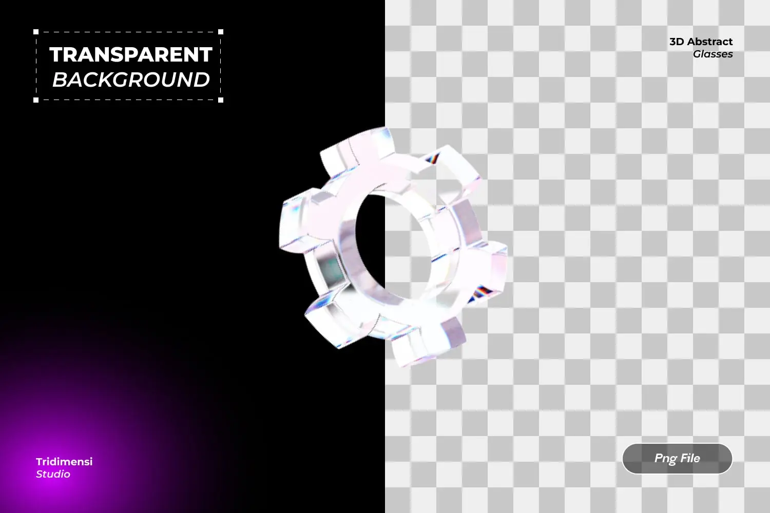 3D Abstract Glass Shapes - Premium Assets for Designers - Image 14