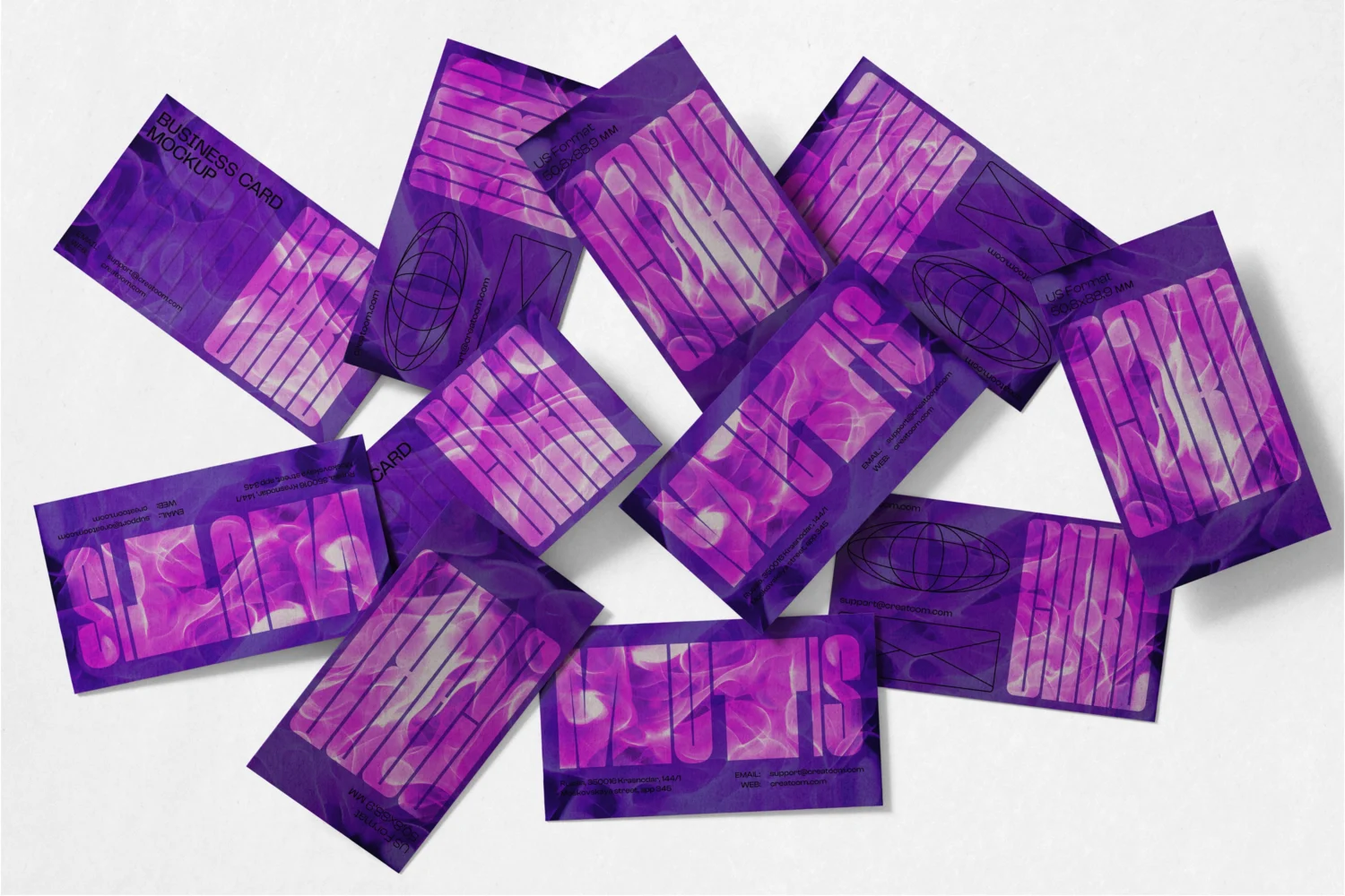 ultraviolet abstract business card background scaled