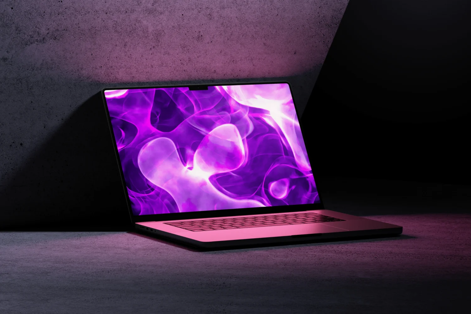 ultraviolet background on laptop display scaled