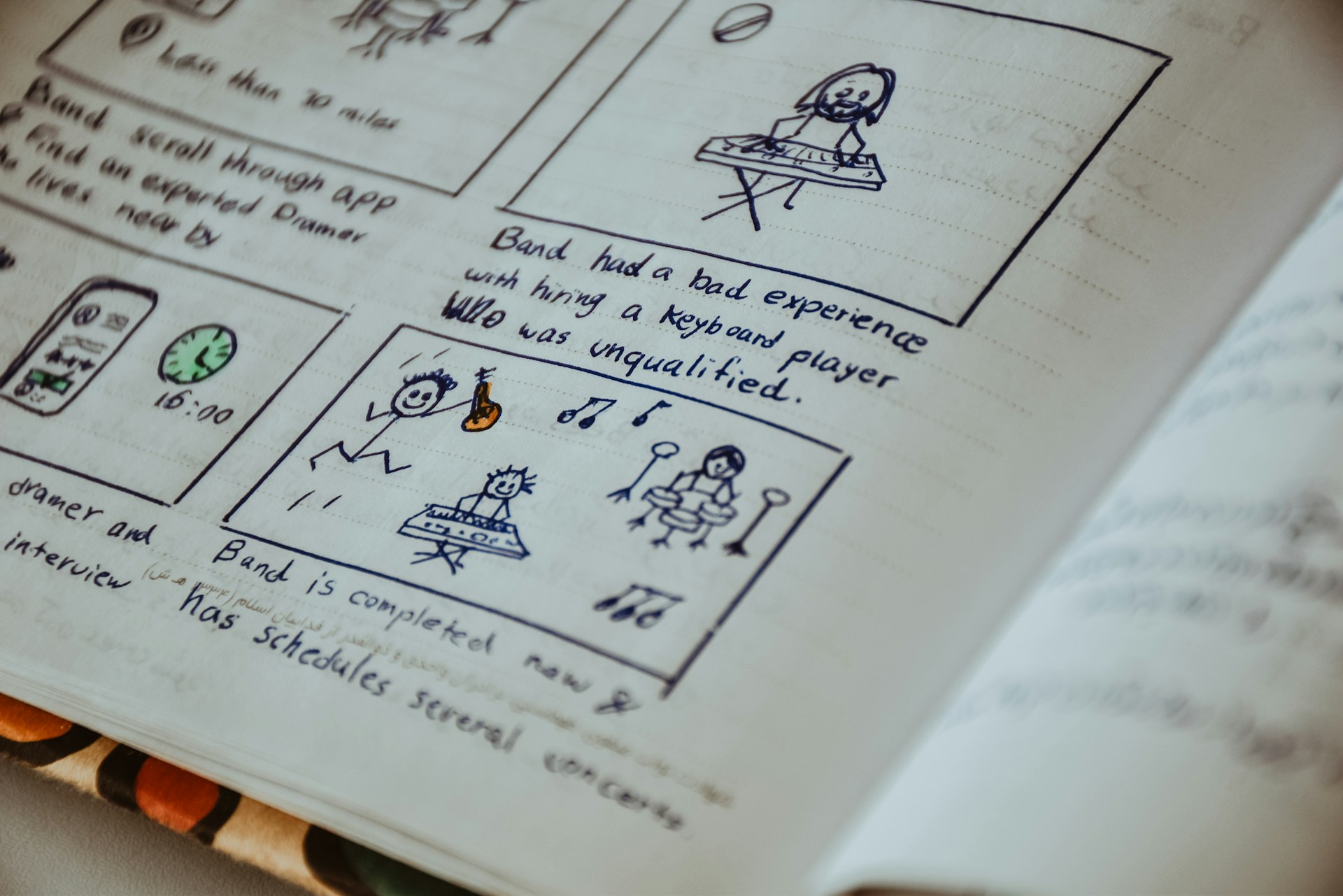 Handwritten Storyboarding 