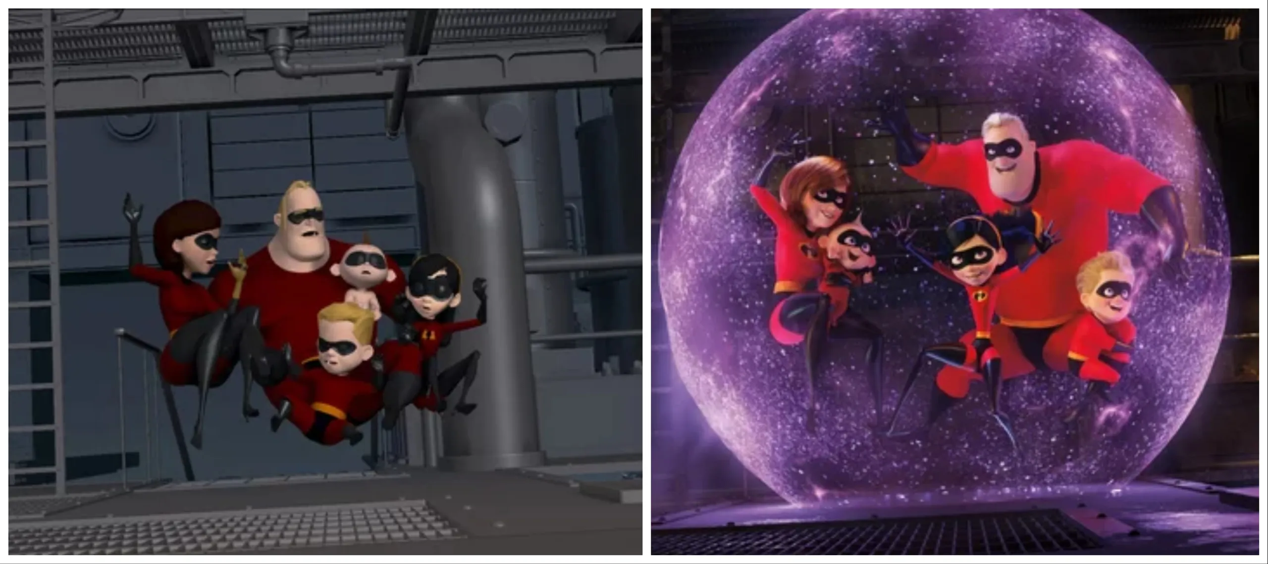3D modeling and rendering of the Incredibles film