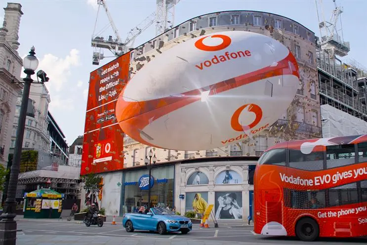 Vodafone 3D Advertisement 