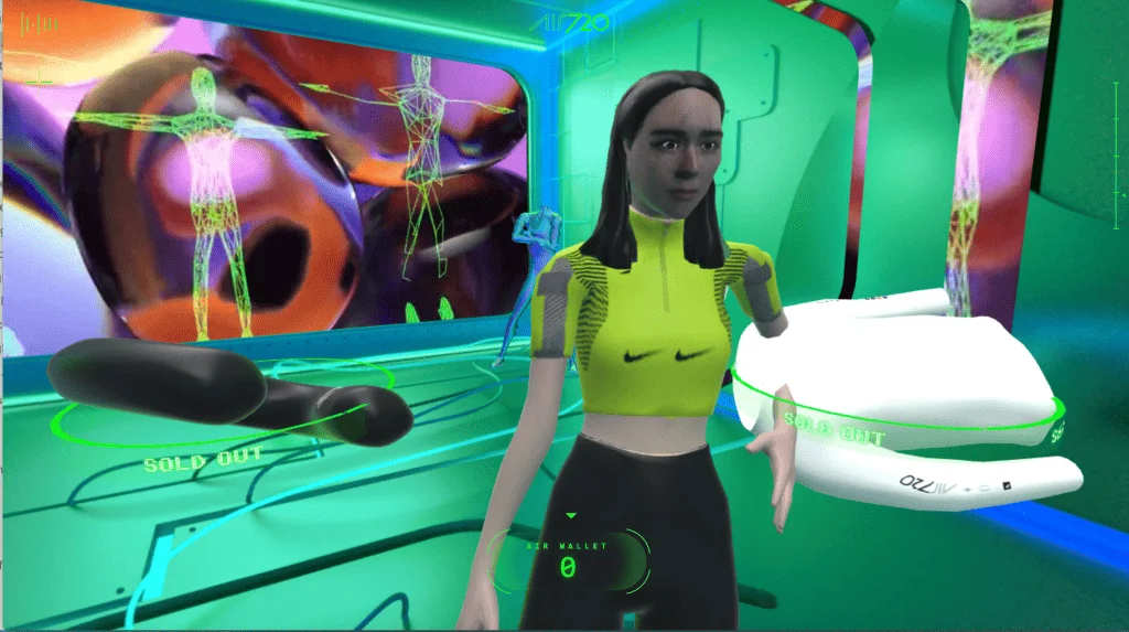 Nike’s Virtual Shop