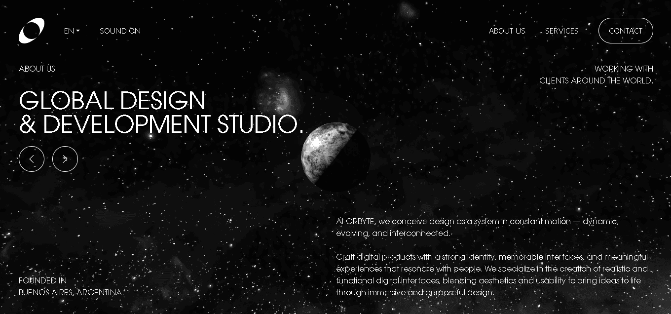 Heavy Parallax 3D Website