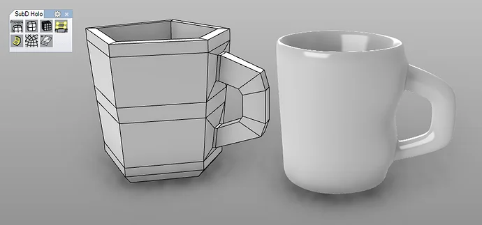 Subdivision Modeling in a Cup