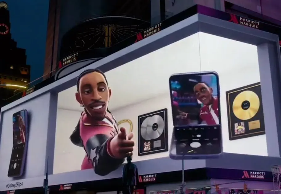 Global 3D Billboard of Samsung