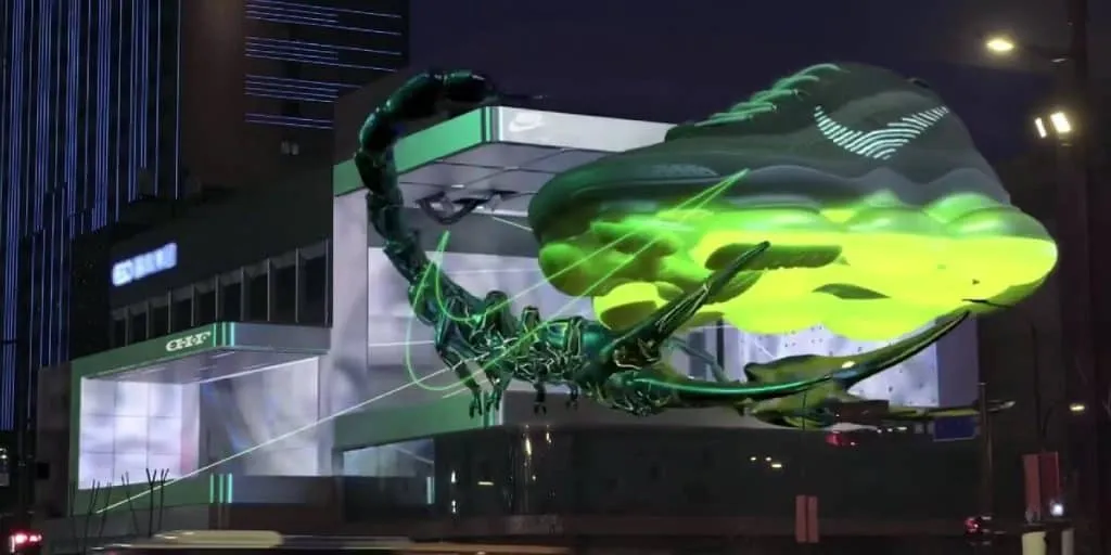 Nike 3D ad in China