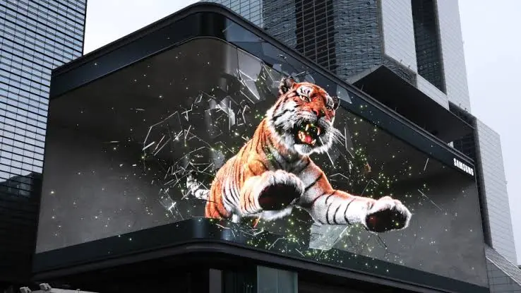 Samsung Galaxy Tiger 3D Billboard