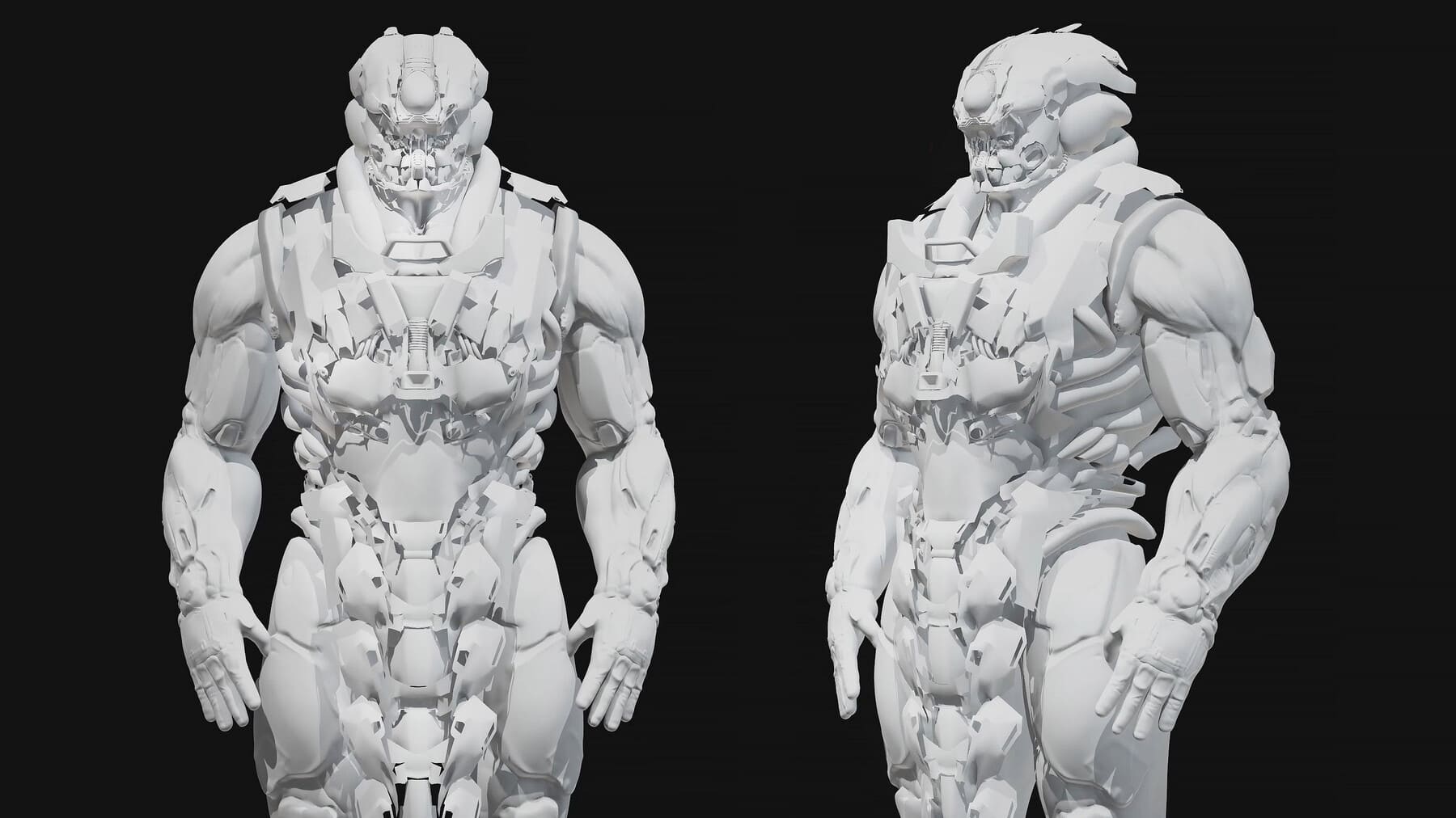 Complex Model in ZBrush 