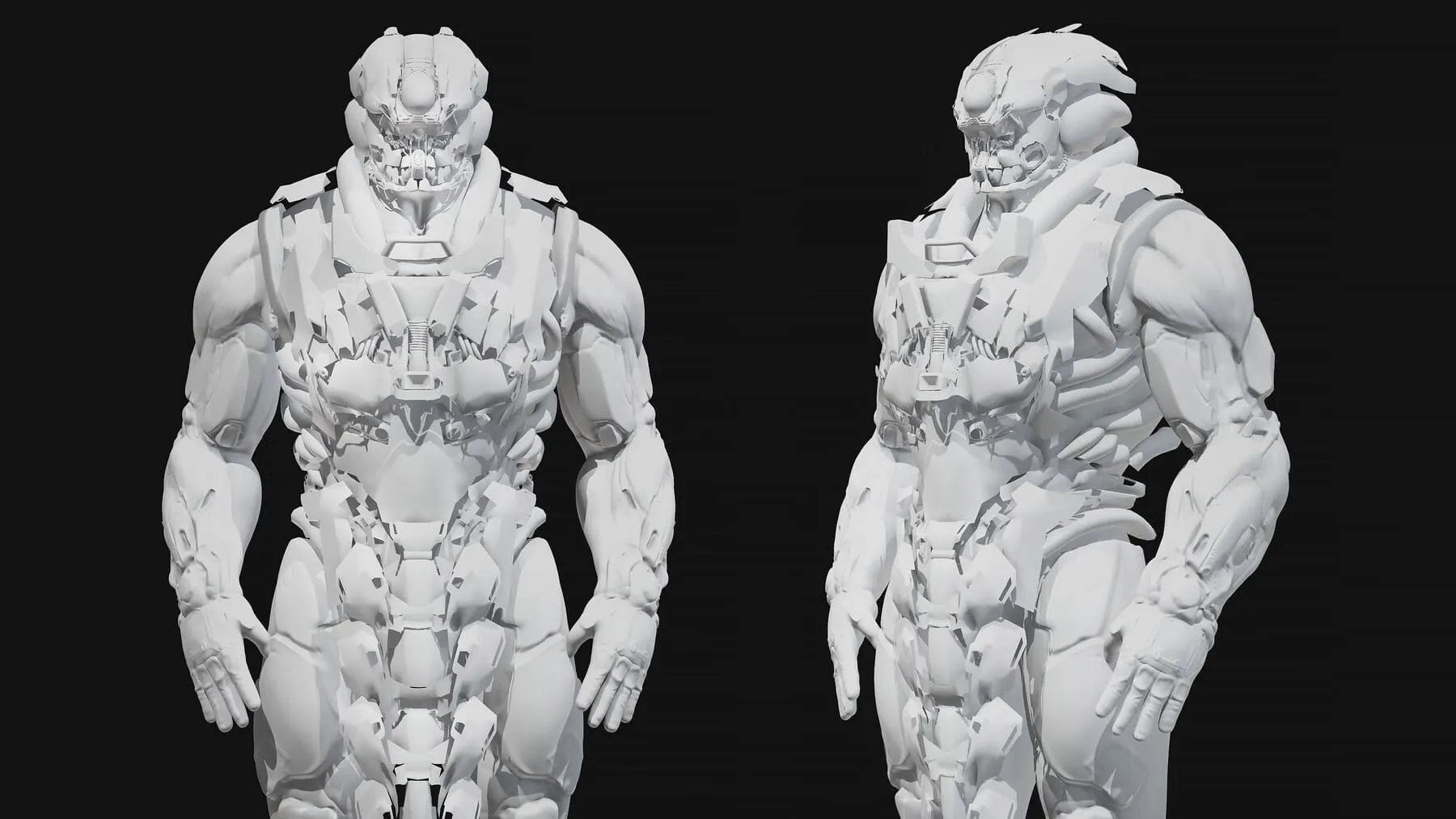 Complex Model in ZBrush 