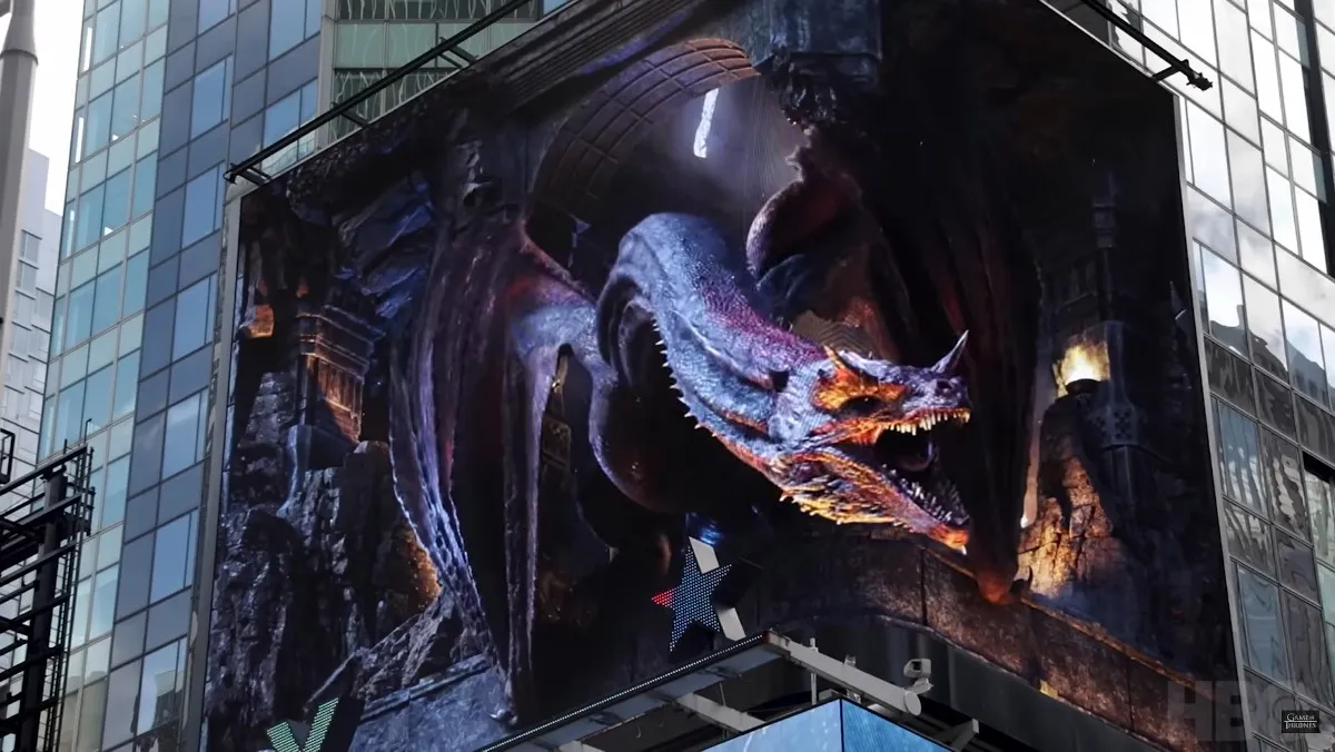 House of the Dragon 3D Advertising