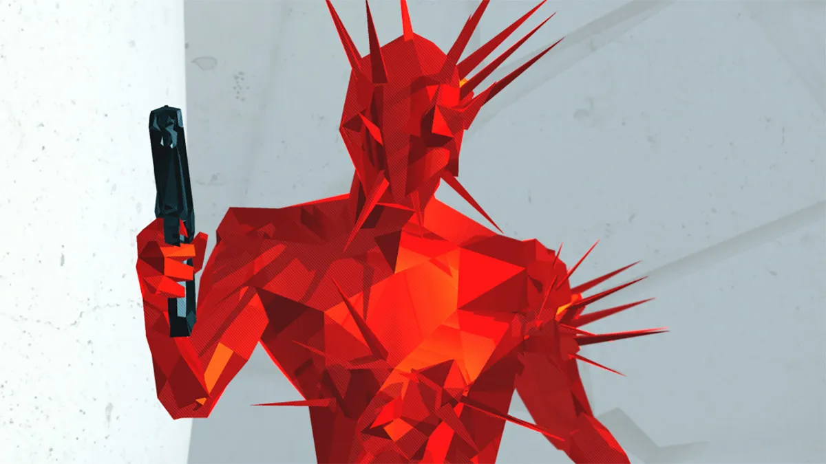 Low-Poly 3D game, Superhot