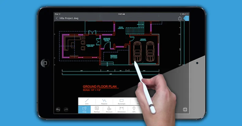 AutoCAD on iPad