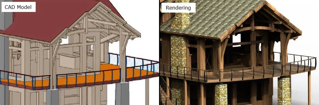 3D modeling vs rendering