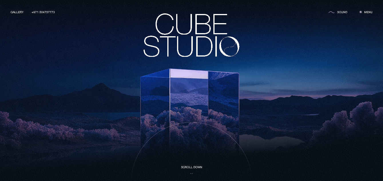 Website with 3D Assets