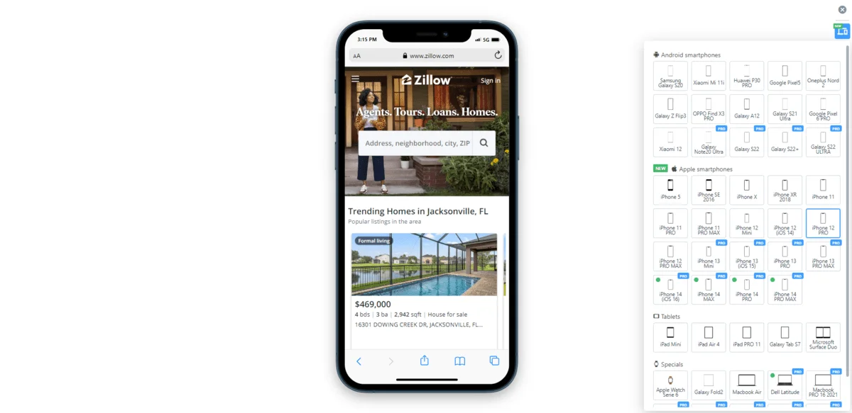 Mobile simulator extension
