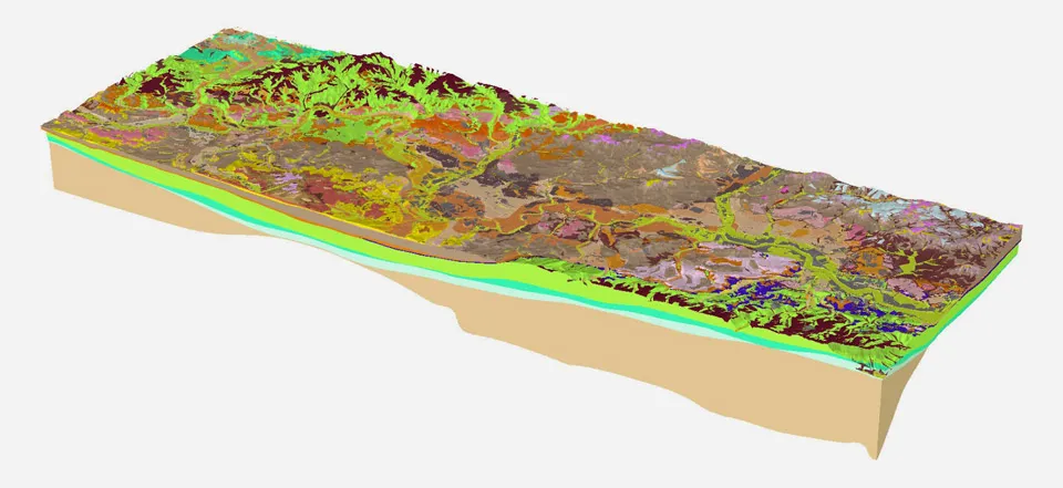 3D London Topography
