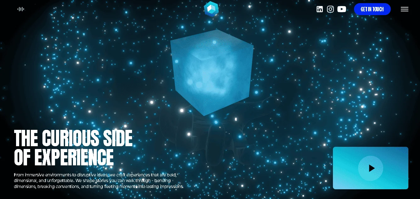 Experimental 3D Website