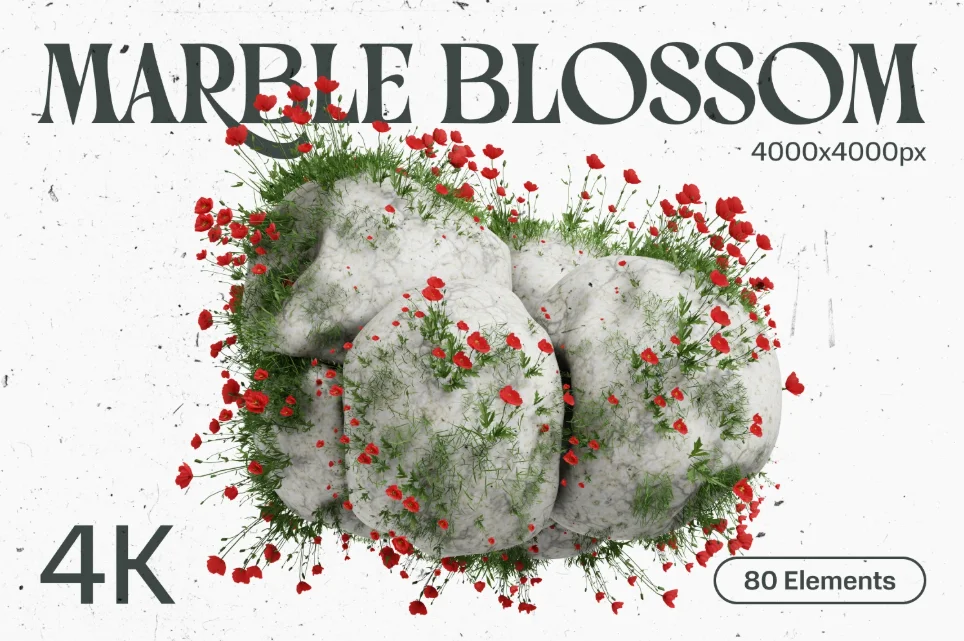 2. Marble Blossom