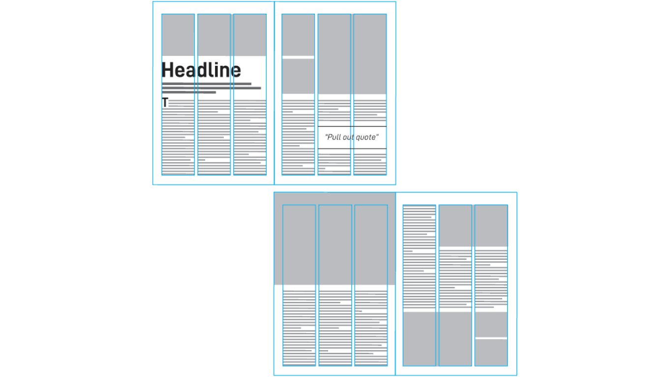 3 Column Magazine Layout