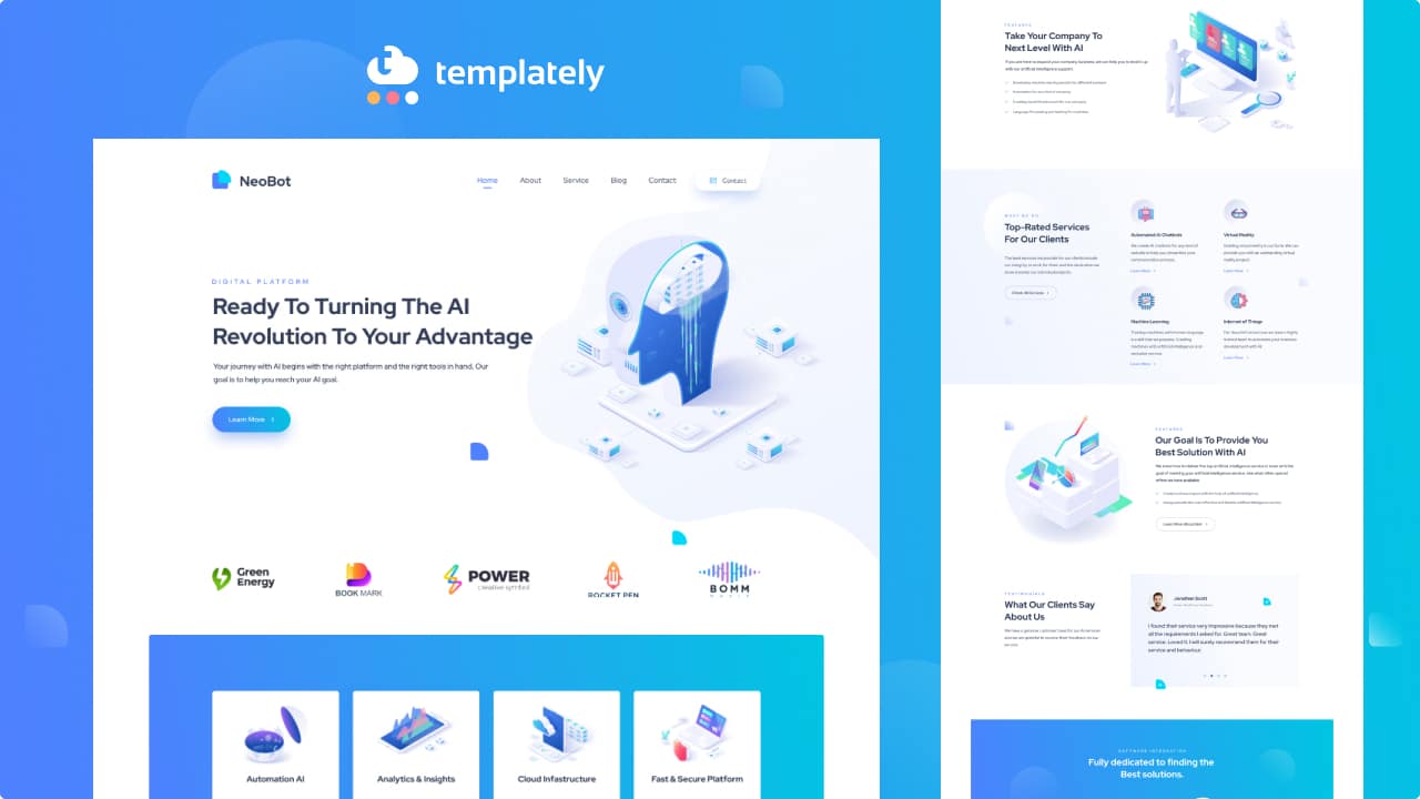 AI Website Template