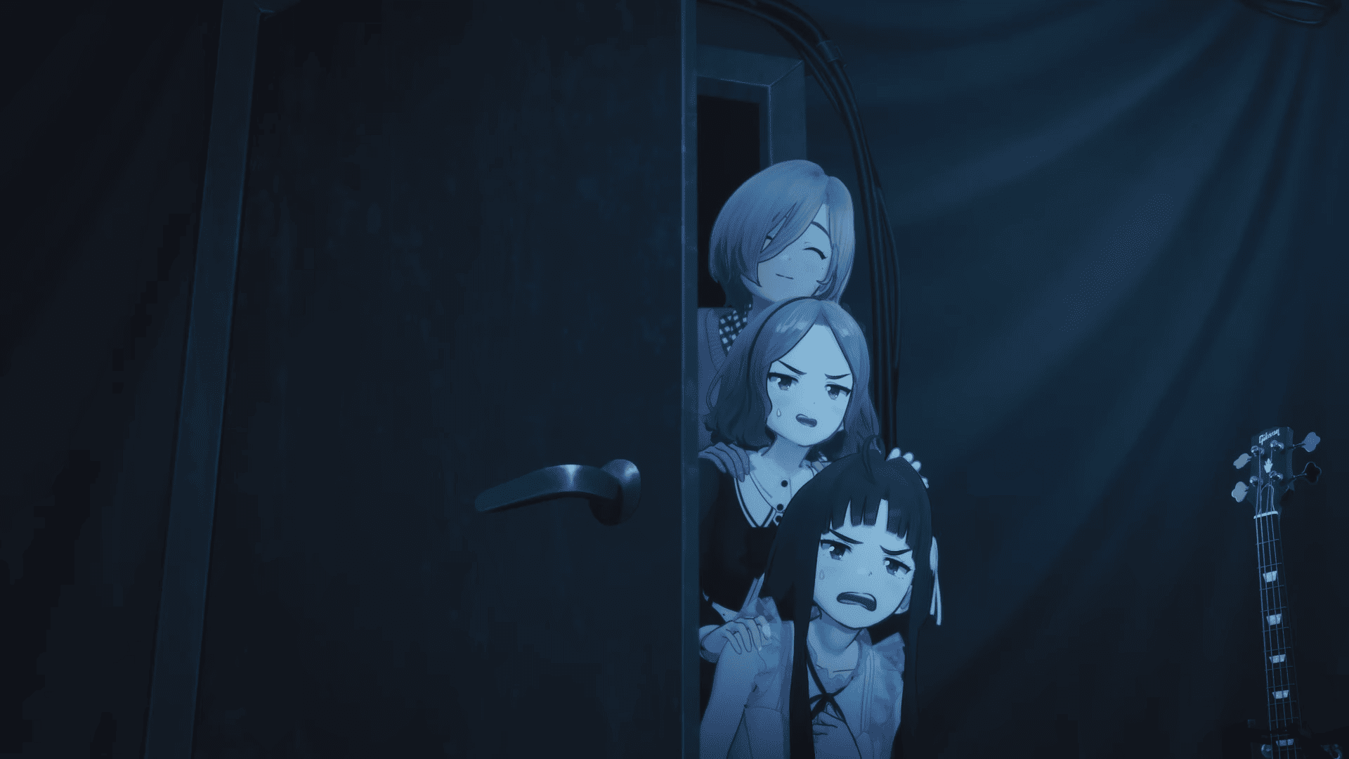 Scene from featuring Girls Band Cry’s characters