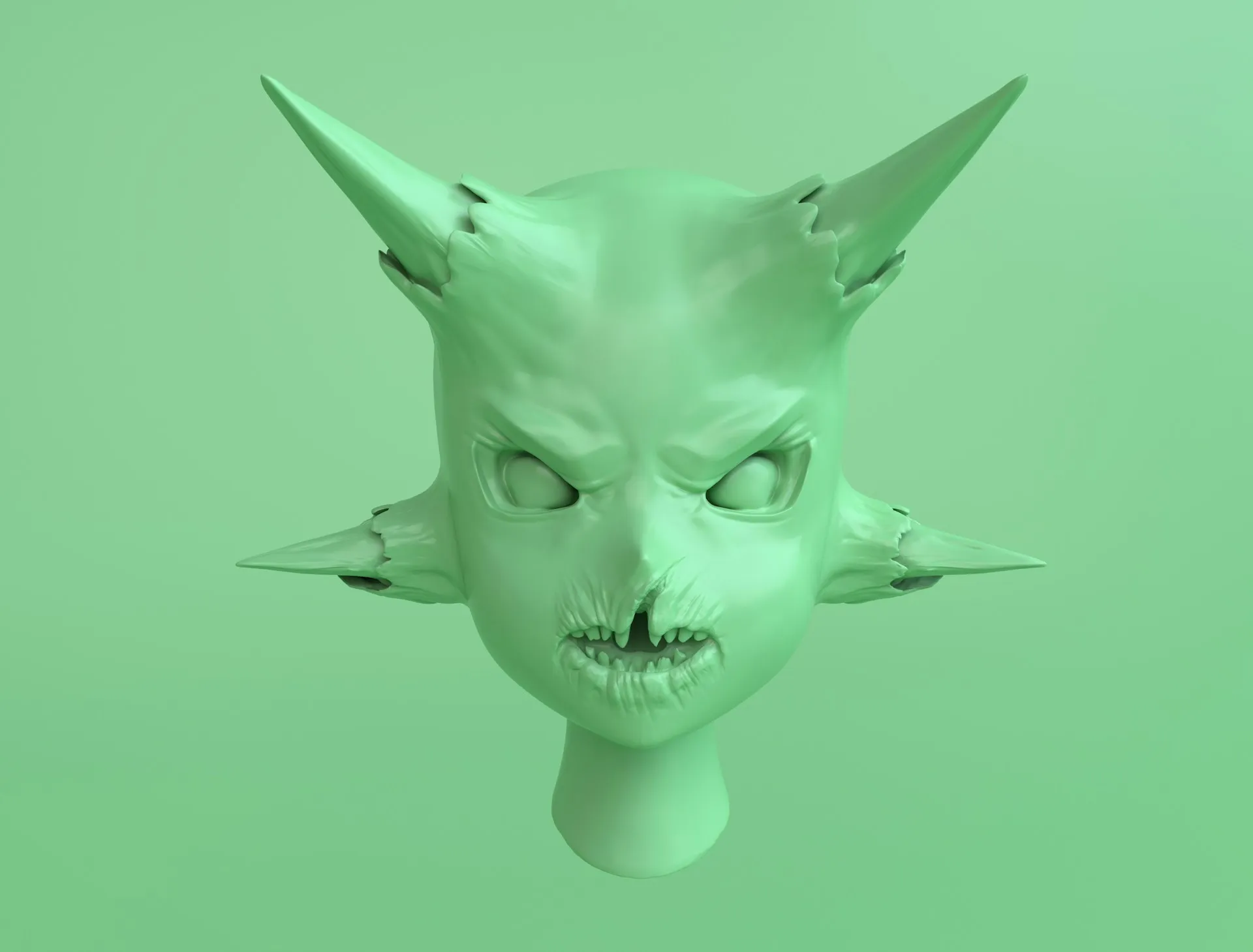 3D Head Sculpture
