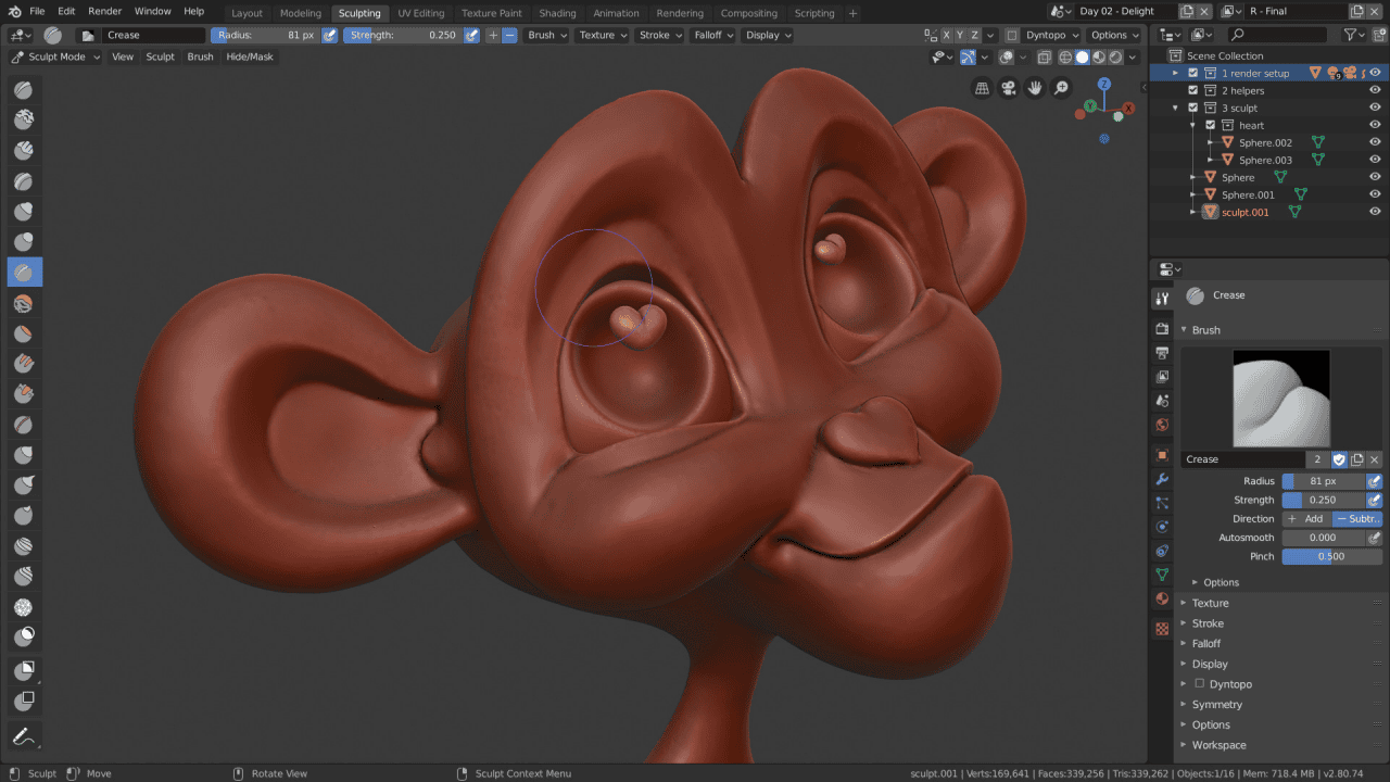 Blender Sculpt Model
