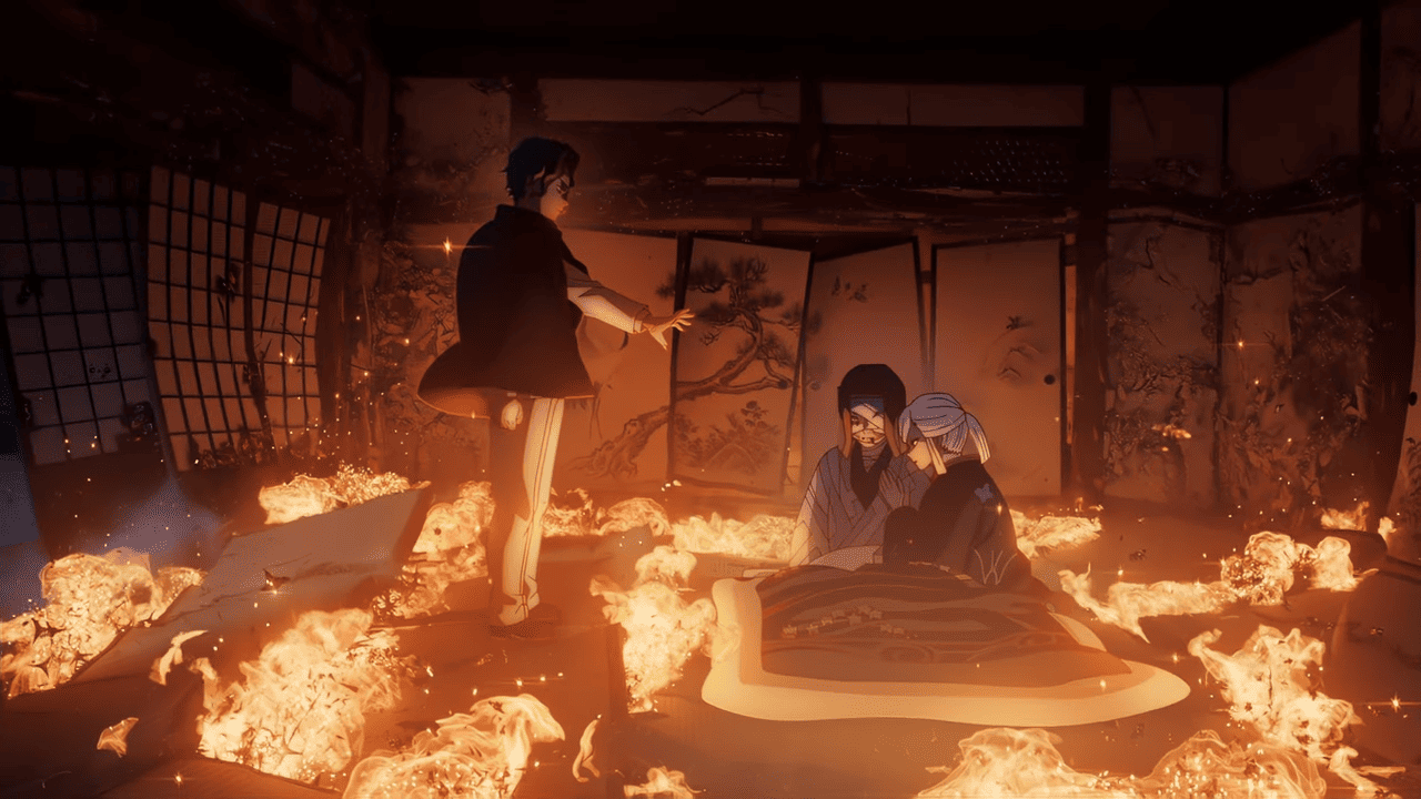 Anime scene of Demon Slayer