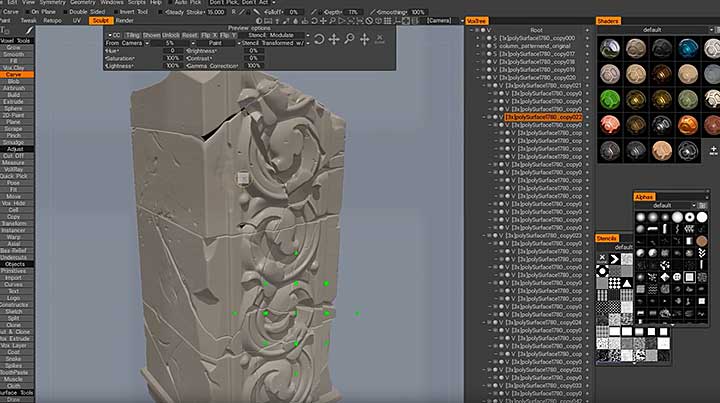 Destructive Sculpting in 3D Coat