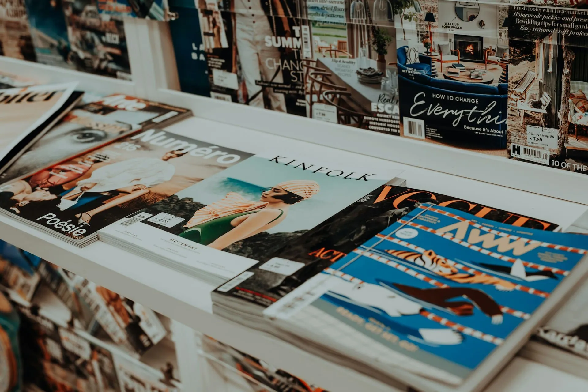 magazine and book cover design