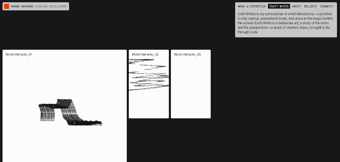 Asymmetrical Website