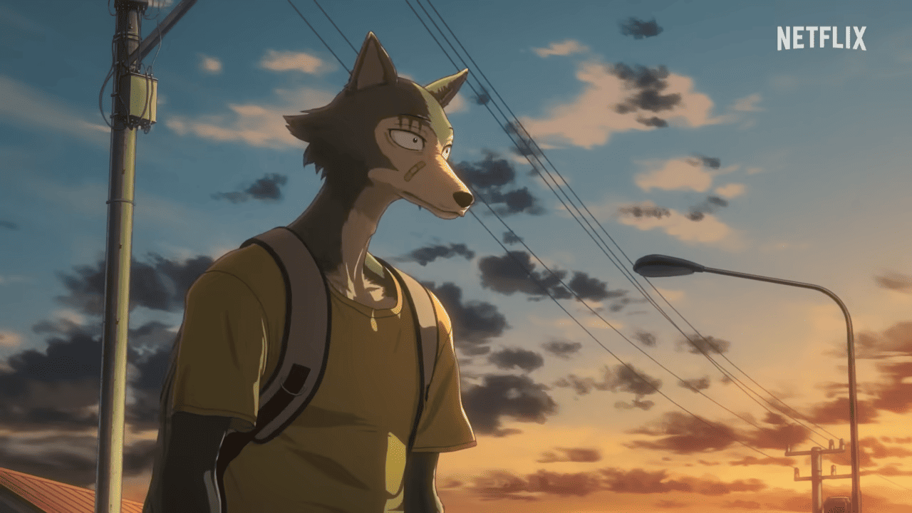 Frame capturing Legoshi in Beastar