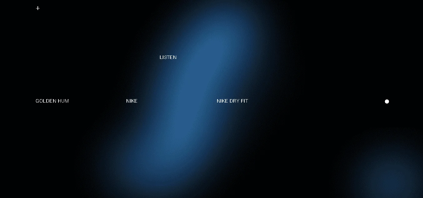 Experimental Website visual