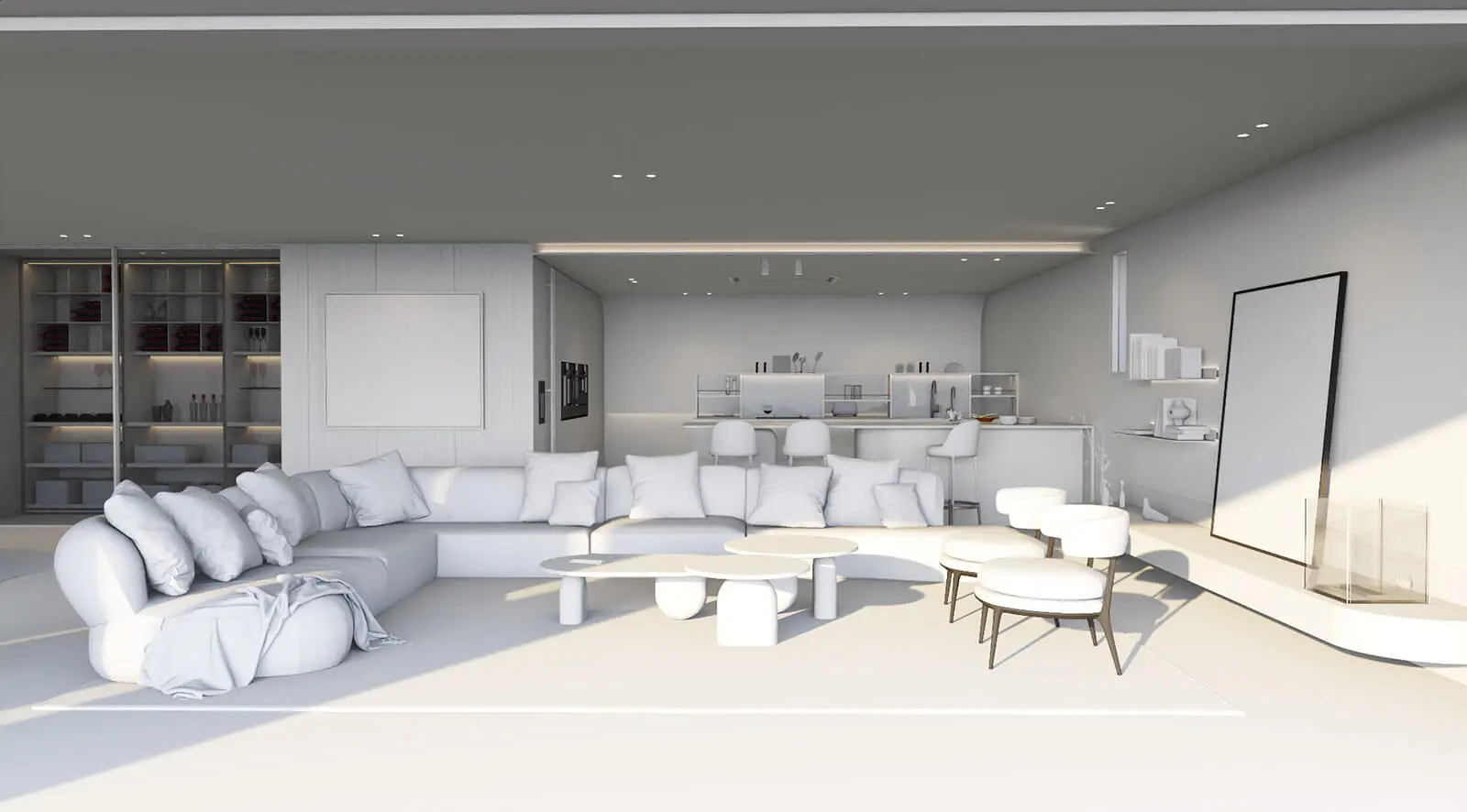 Lighting and Rendering in 3D Model