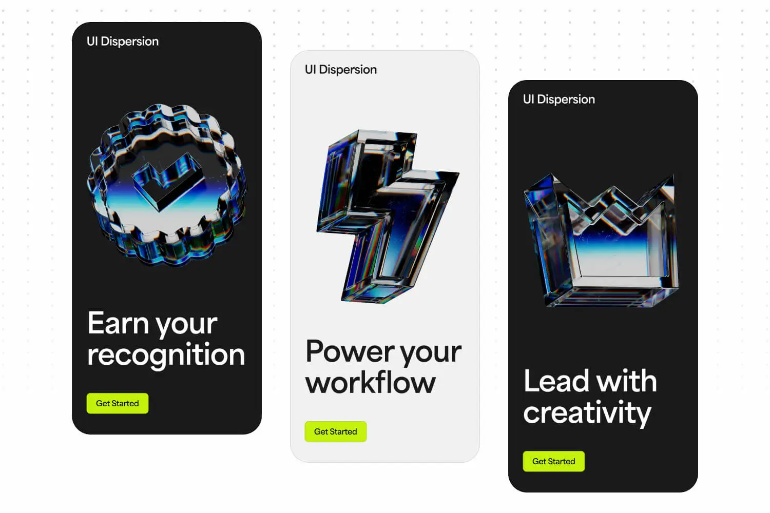 UI Glass Dispersion – 50 PNG 3D Icons - Image 3