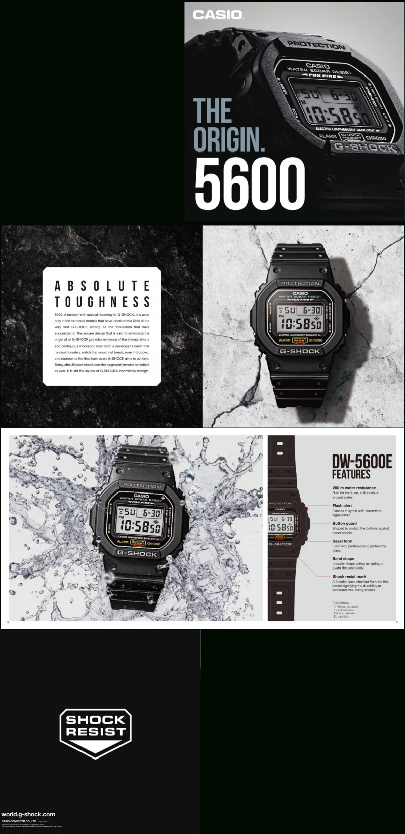 Brochure of Casio Watch