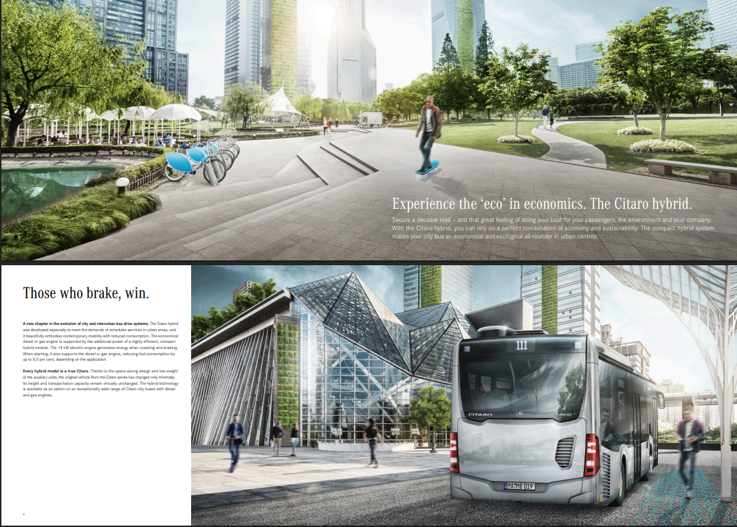 Futuristic brochure example