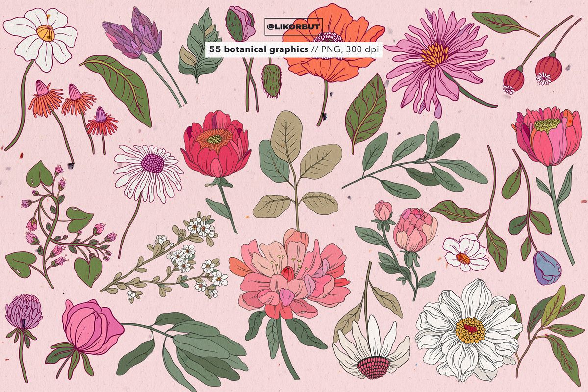 Lush tropical leaf pattern