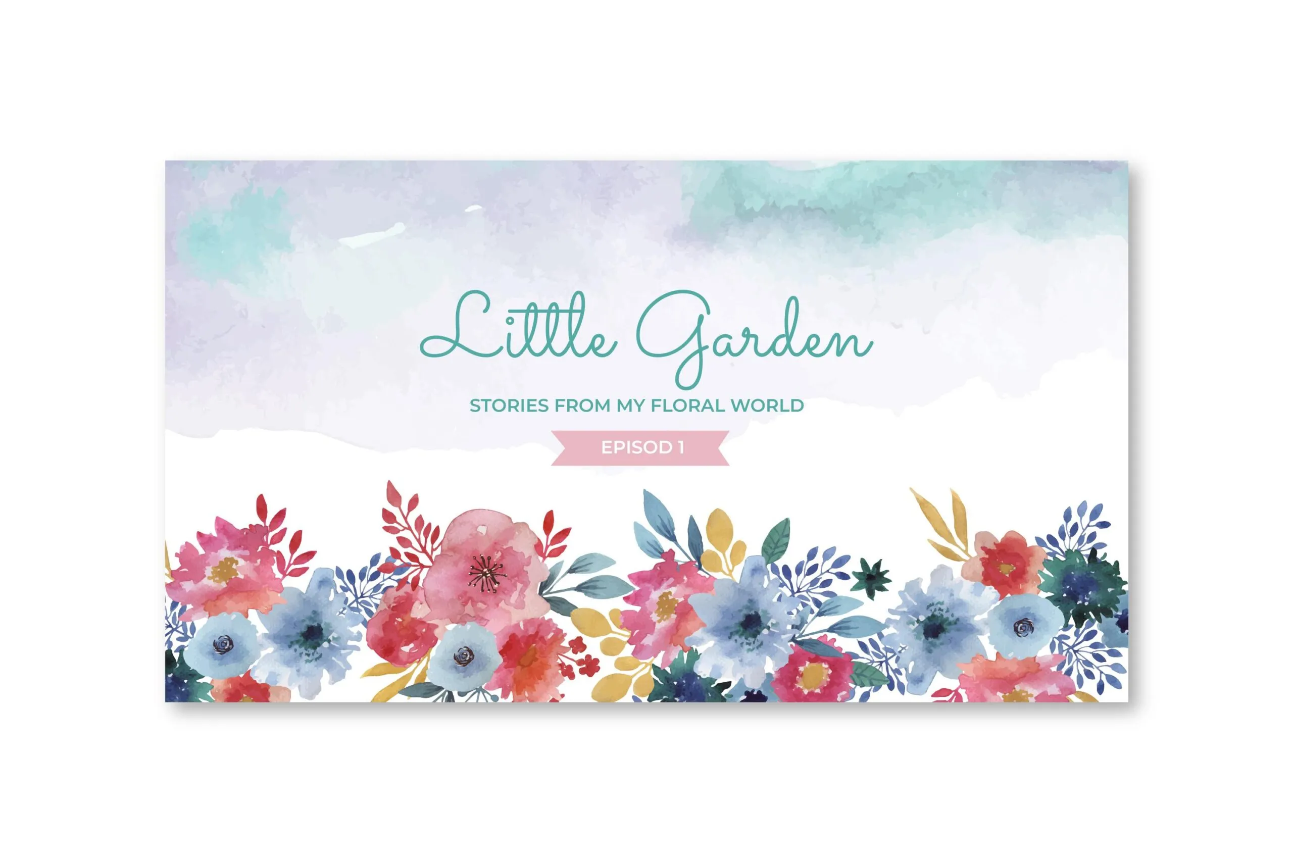 Watercolor Florals & Washes design