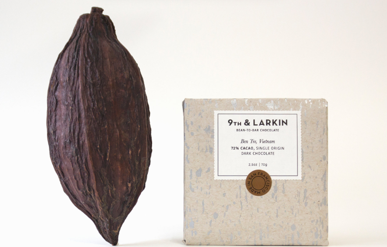 packaging with botanical texture