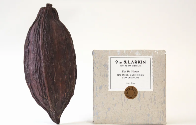 packaging with botanical texture