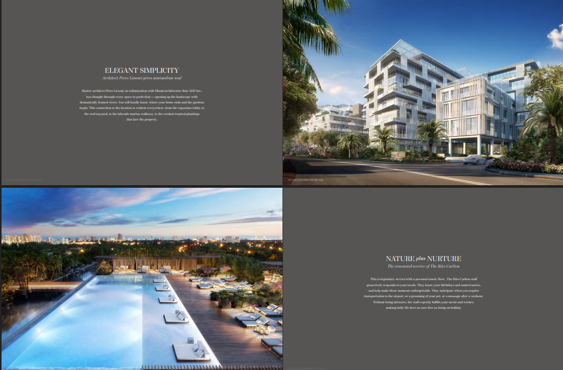 The Ritz-Carlton brochure