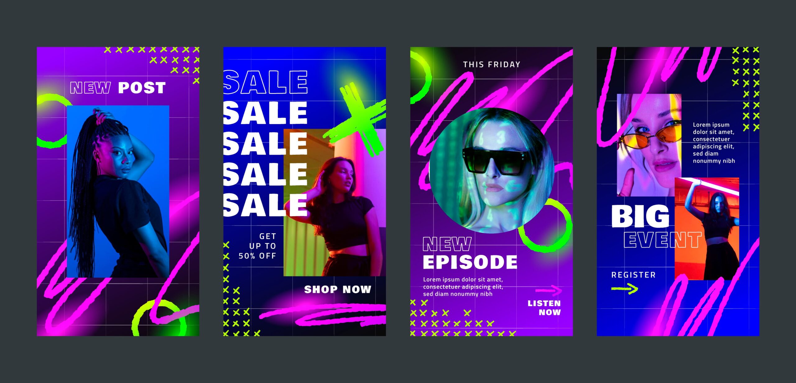 Neon Campaign Template