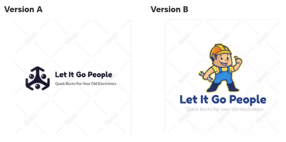 Logo Comparing Through A/B Testing