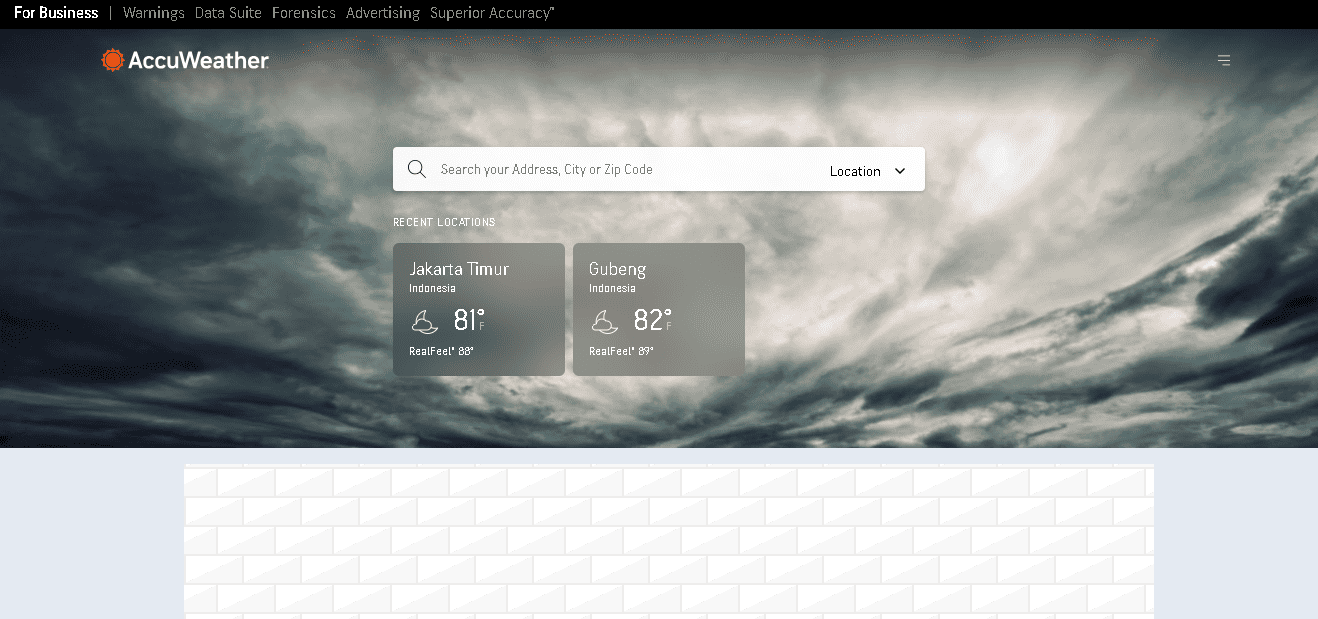 Mobile Adaptive Weather Forecast
