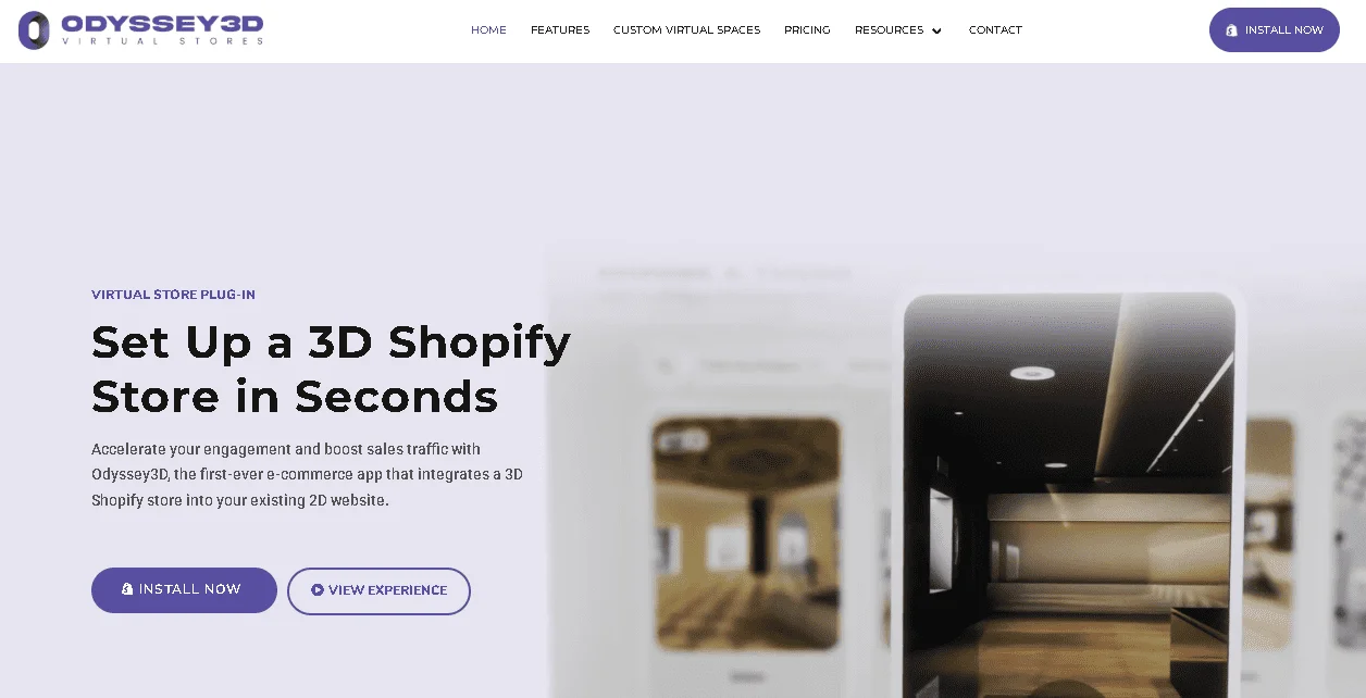 Odyssey3D for Virtual Store