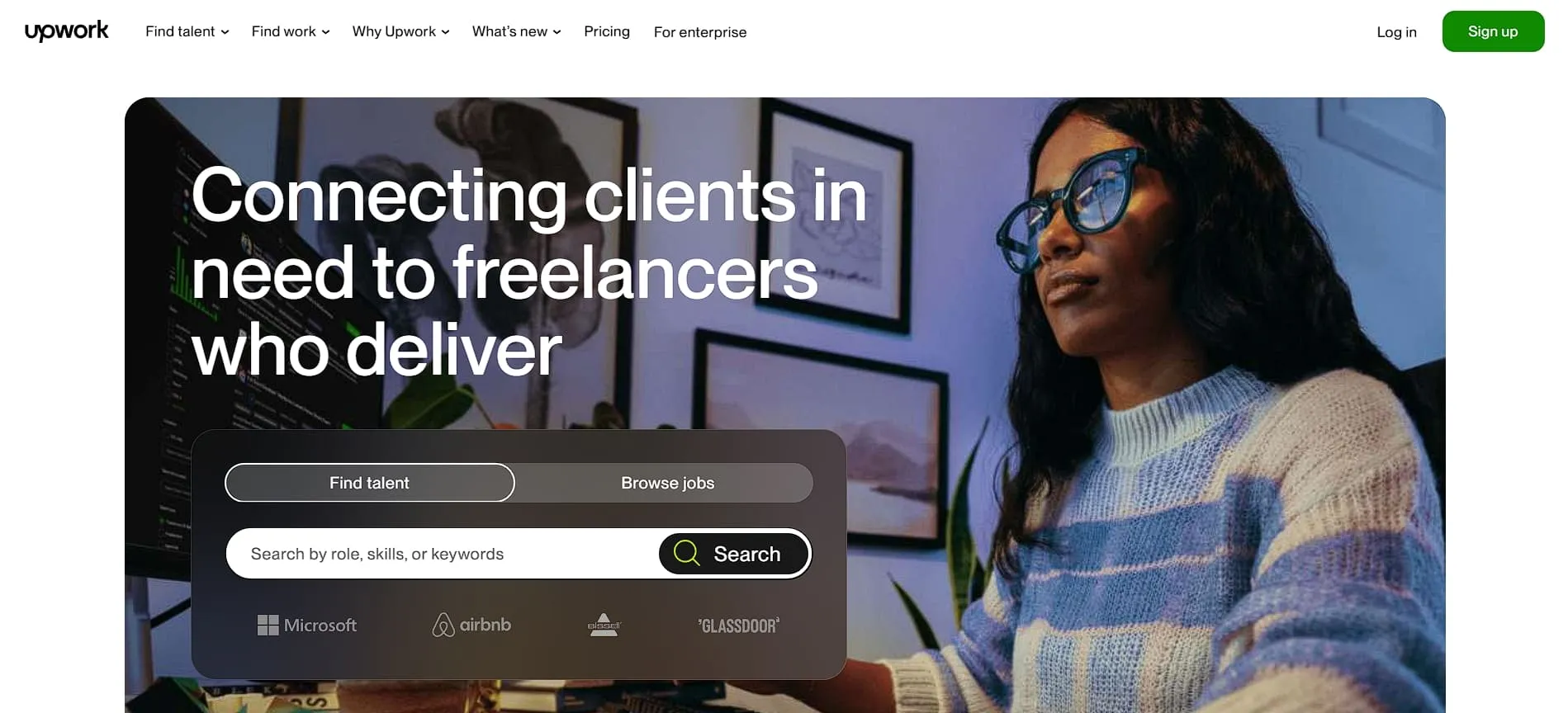 Upwork, a popular freelancing platform